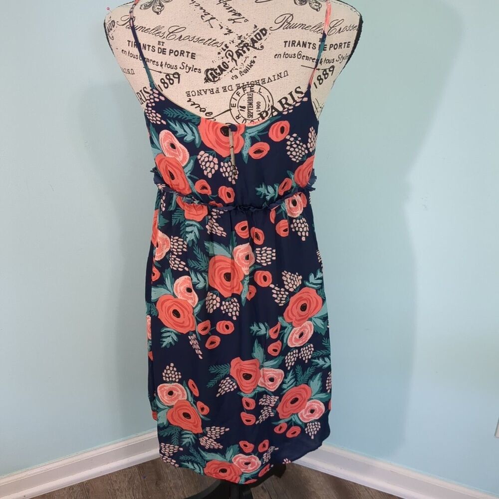 Paper Crown + Rifle Paper Co. Collab Spanish Rose Posey Bouquet Dress small